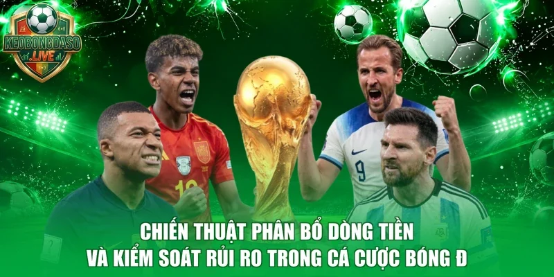 Chiến thuật phân bổ dòng tiền và kiểm soát rủi ro trong cá cược bóng đá
